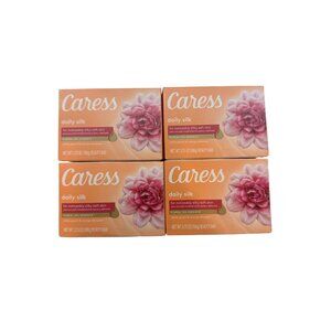 Caress Daily Silk Floral Oil Essence Silky Soft Skin Bar Soap, 3.75 oz, …